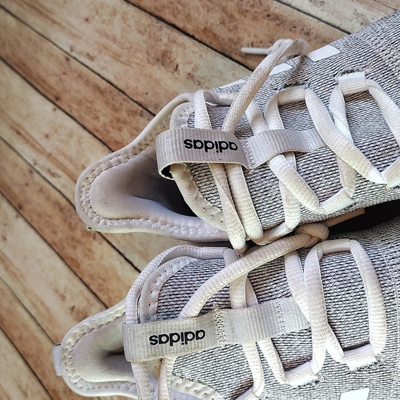 Adidas Cloudform Gray and White Sneakers - Picture 2 of 5